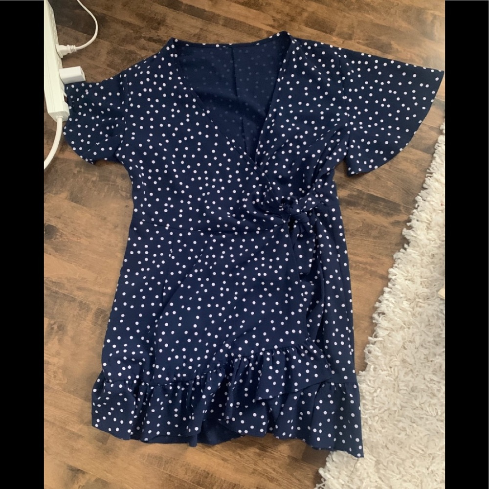 Urban outfitters polka dot wrap dress
